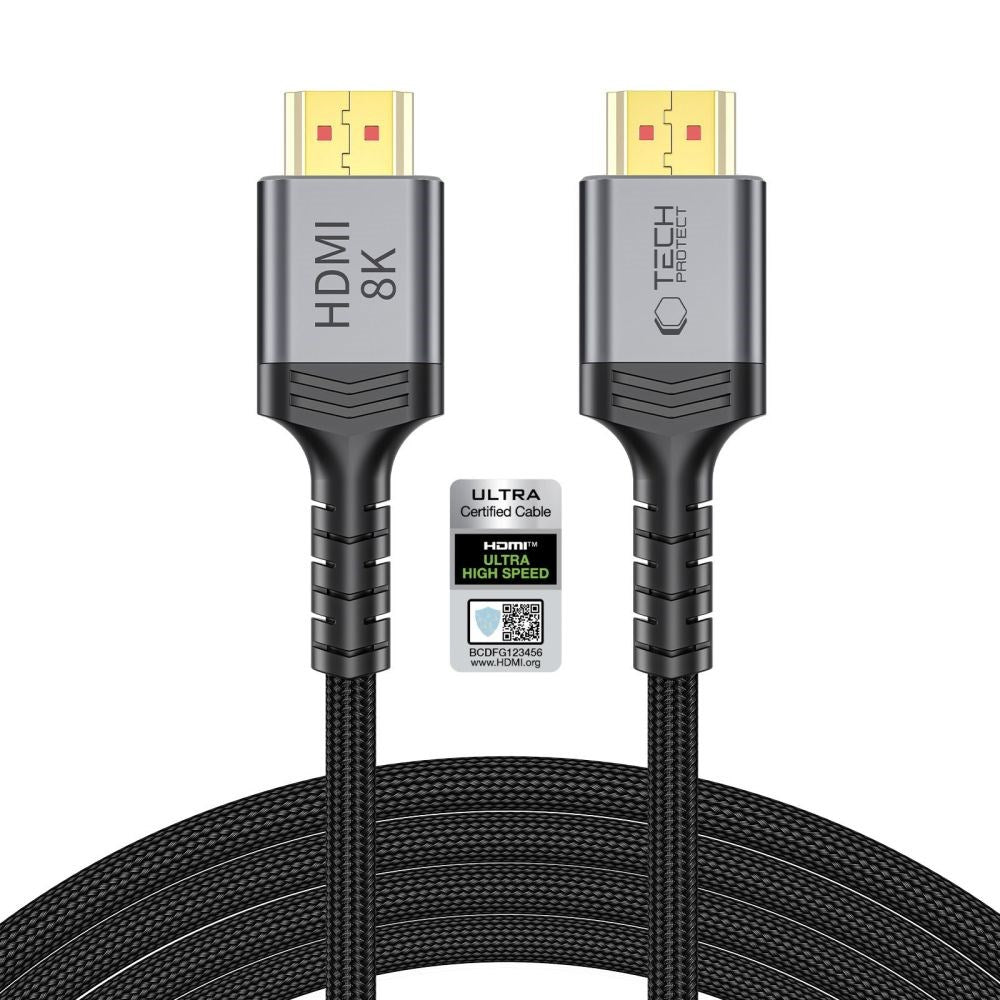 Tech-Protect UltraBoost HDMI till HDMI Kabel - 3m - Svart