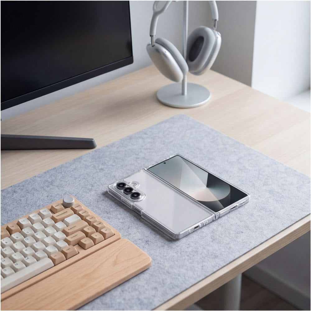 Samsung Galaxy Z Fold8 Ultra Tech-Protect Flexair Hybrid Skal - Genomskinlig