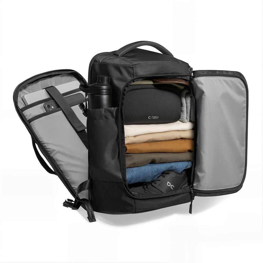 Resväska Tech-Protect Defender S70 - 24L / 40 x 30 x 20 cm - Svart