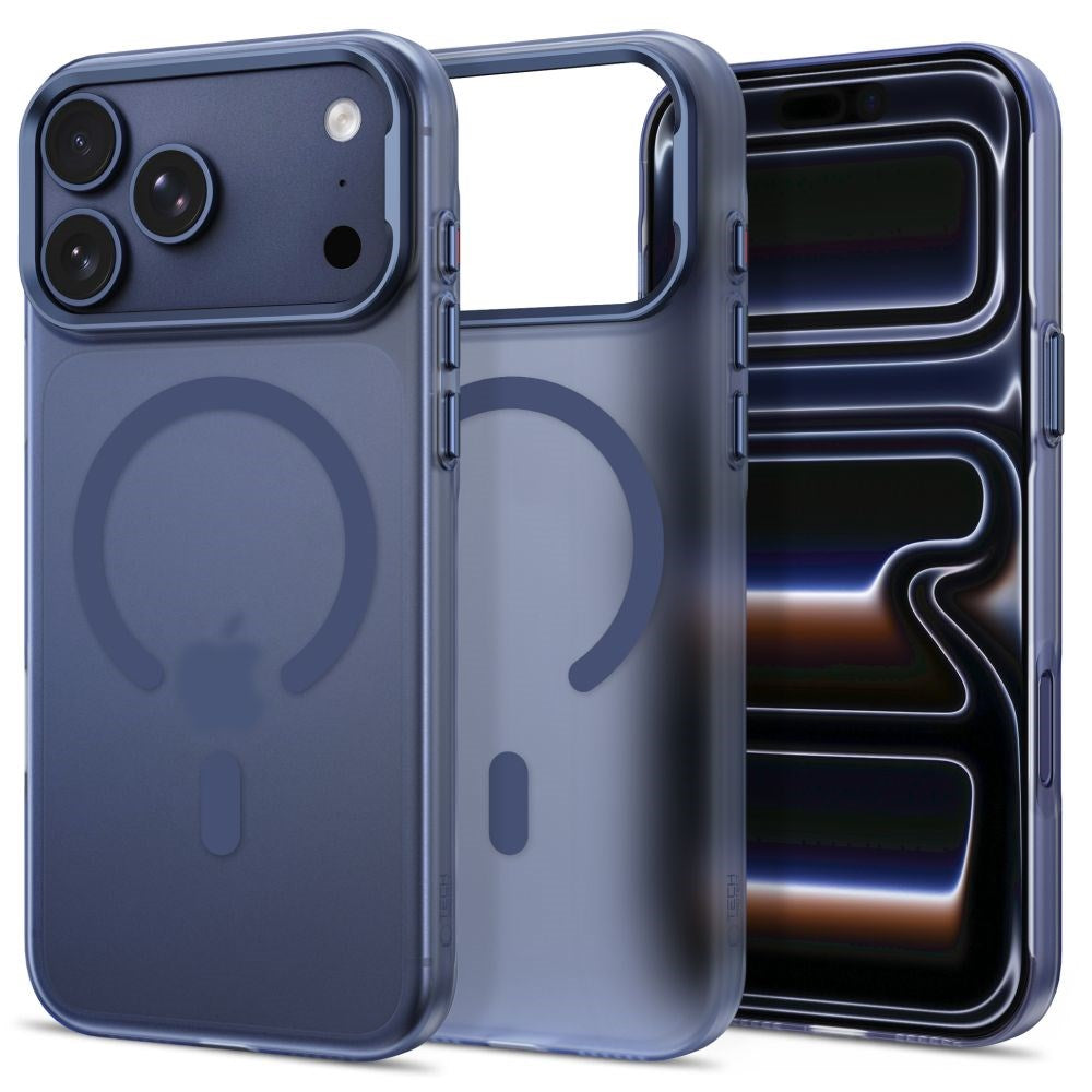 iPhone 18 Pro / 17 Pro Tech-Protect MagZero Skal - MagSafe Kompatibel - Matte Deep Blue