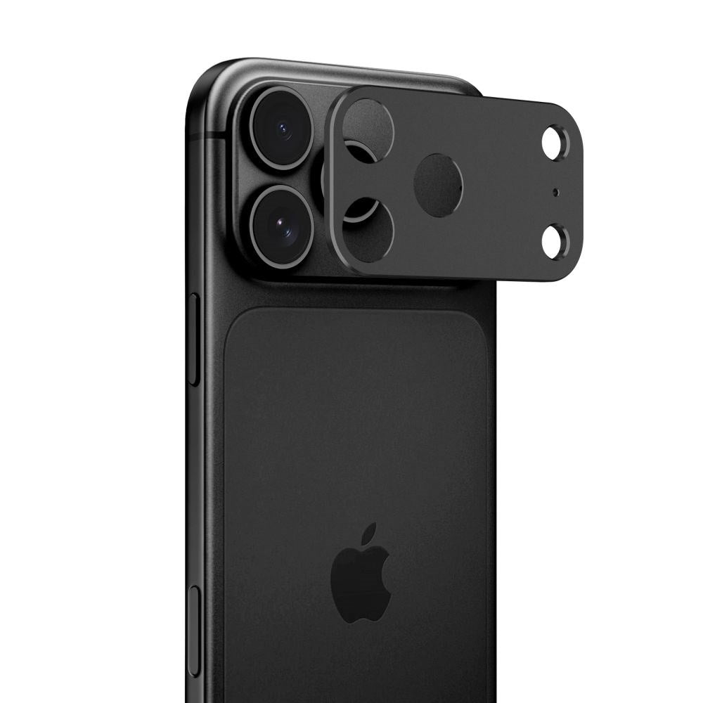 iPhone 18 Pro Tech-Protect CamAlloy Fit+ Kameralinsskyddsskal - Svart