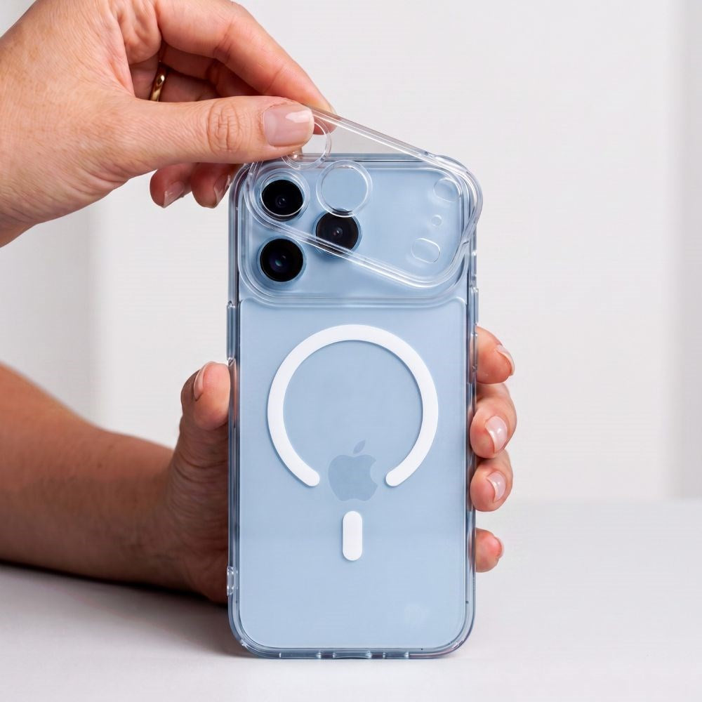 iPhone 18 Pro / 17 Pro Tech-Protect MagPeak CC Skal - MagSafe Kompatibel - Genomskinlig