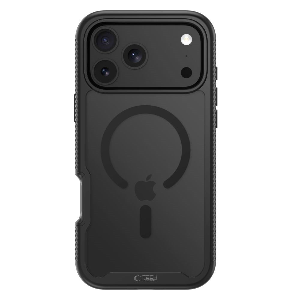 iPhone 18 Pro / 17 Pro Tech-Protect Defense Skal med Skärmskydd - MagSafe Kompatibel - Matte Black