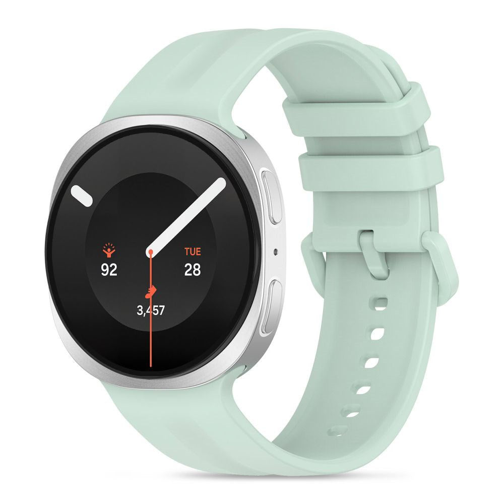 Samsung Galaxy Watch 8 / 9 / Classic (40 / 44 / 46mm) Tech-Protect Silicone Evo Klockarmband - Ljusgrön