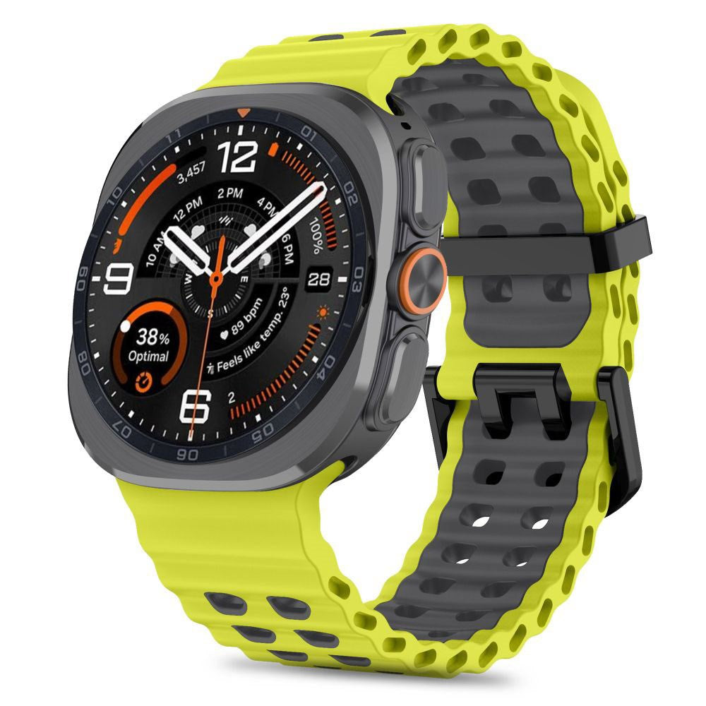 Samsung Galaxy Watch Ultra 2 / Ultra (47mm) Tech-Protect IconBand Pro Klockarmband - Gul / Svart