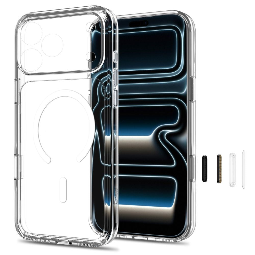 iPhone 18 Pro / 17 Pro Tech-Protect FlexAir Hybrid CC Skal - MagSafe Kompatibel - Genomskinlig