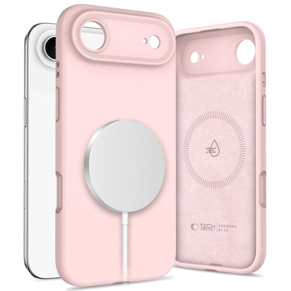 iPhone Air Tech-Protect Silicone Skal - MagSafe Kompatibel - Rosa