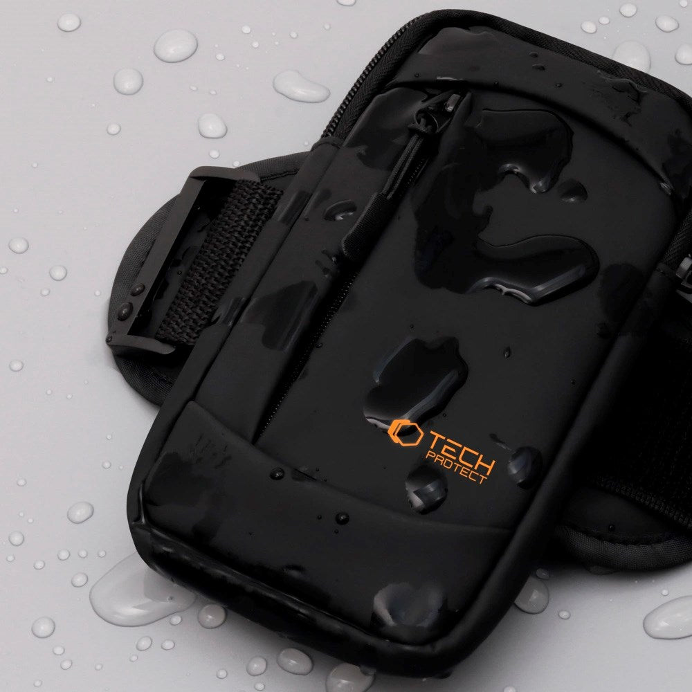 Tech-Protect Universal Löpararmband - Svart / Orange