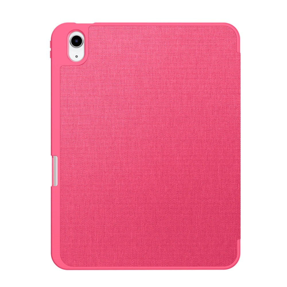 iPad 11" (2025) / 10.9" (2024 / 2022) Tech-Protect Canvas Fodral m. Penn Hållare - Rosa