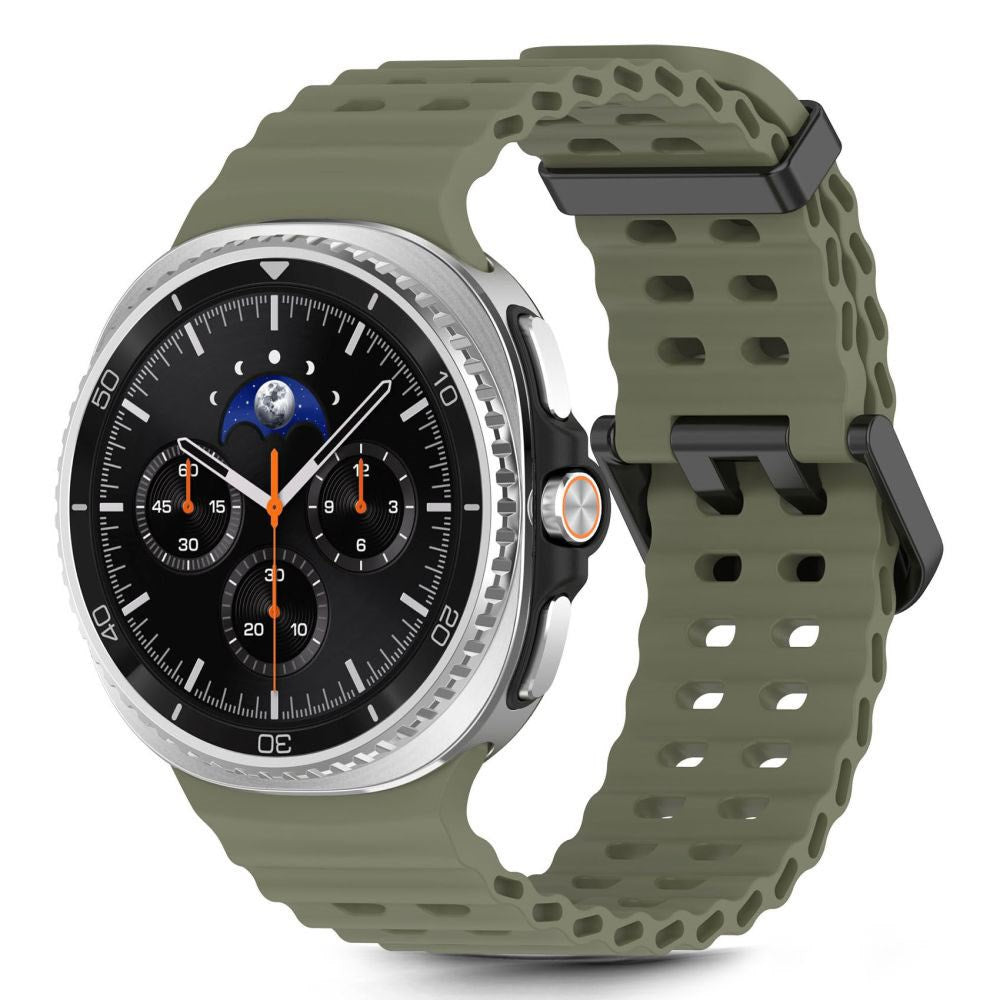 Samsung Galaxy Watch 8 / 9 / Classic (40 / 44 / 46mm) Tech-Protect IconBand Pro Klockarmband - Grön