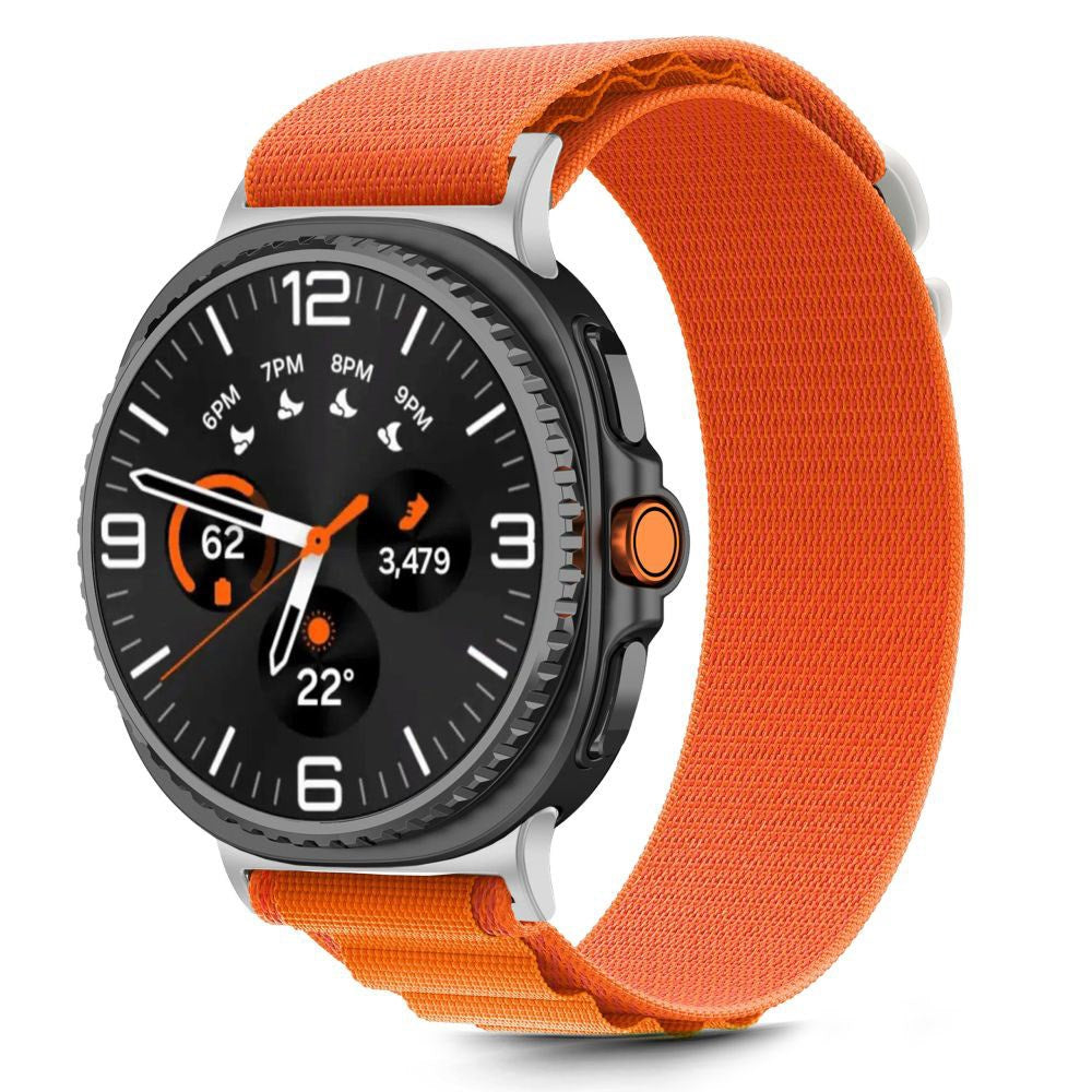 Samsung Galaxy Watch 8 / 9 / Classic (40 / 44 / 46mm) Tech-Protect Nylon Pro Klockarmband - Orange