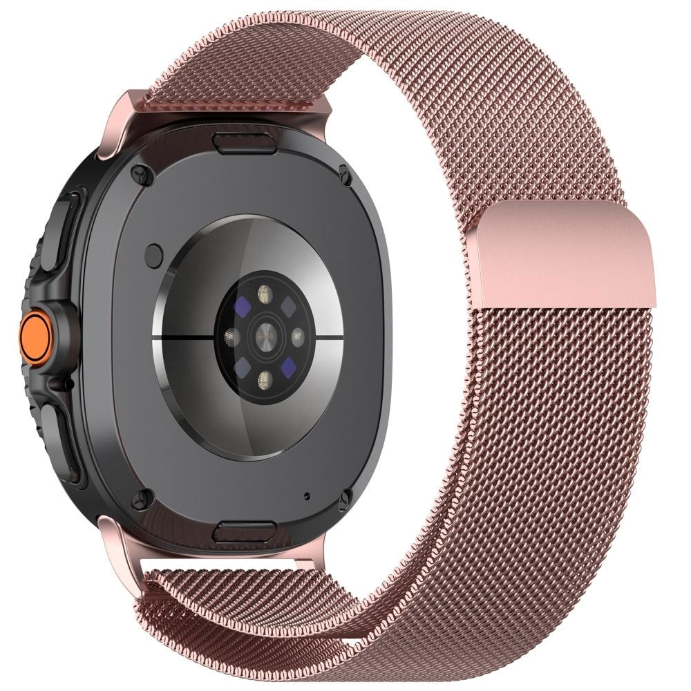 Tech-Protect Samsung Galaxy Watch 8 / 8 Classic (40 / 44 / 46mm) Milanse Rostfritt Stålarmband - Rose Gold