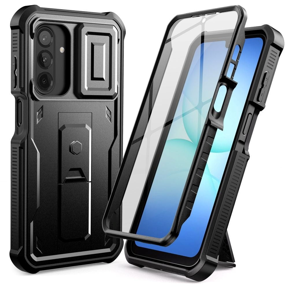 Samsung Galaxy A17 (5G) Tech-Protect Kevlar Cam+ Skal med Skärmskydd - Svart