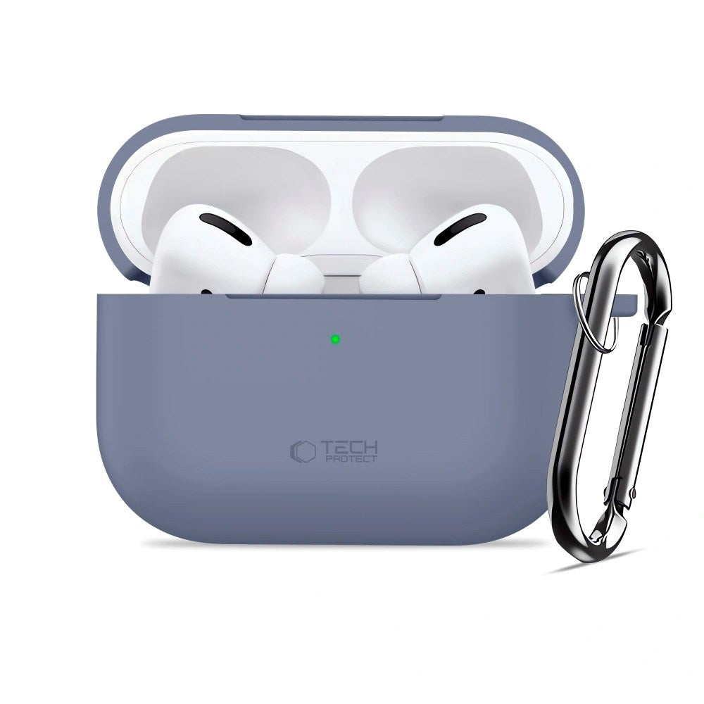 Apple AirPods Pro (3. gen.) Tech-Protect Silicone Hook Skal - Blå