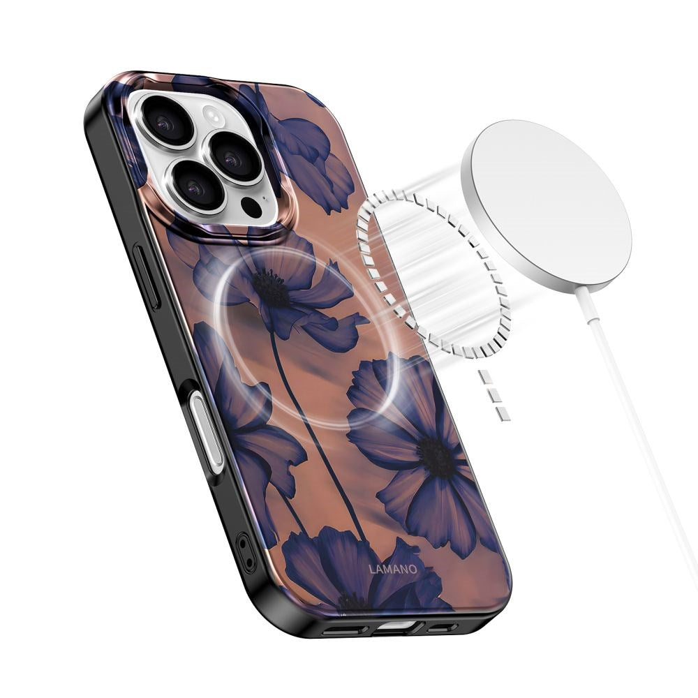 iPhone 16 Pro Max Tech-Protect Lamano Skal - MagSafe Kompatibel - Velvet Night