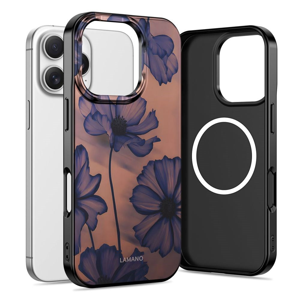 iPhone 16 Pro Max Tech-Protect Lamano Skal - MagSafe Kompatibel - Velvet Night