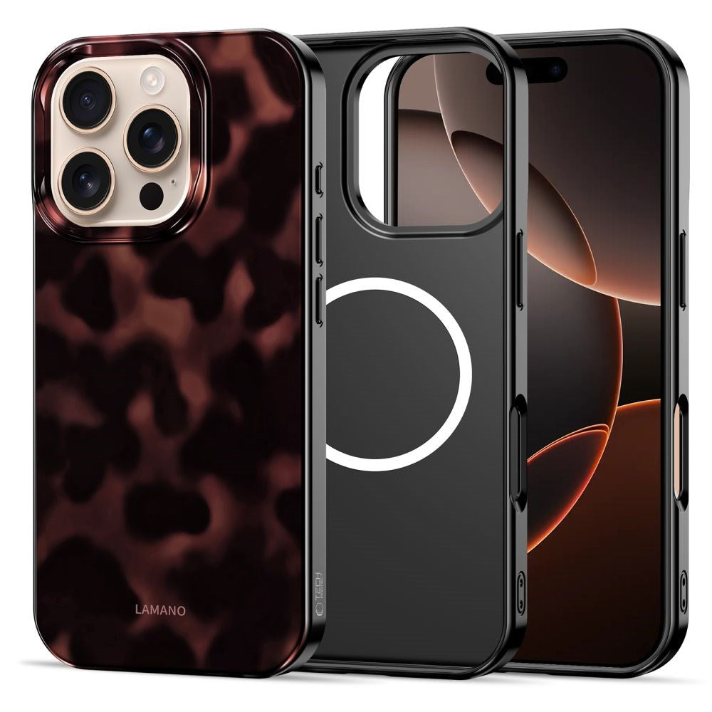 iPhone 16 Pro Tech-Protect Lamano Skal - MagSafe Kompatibel - Panther