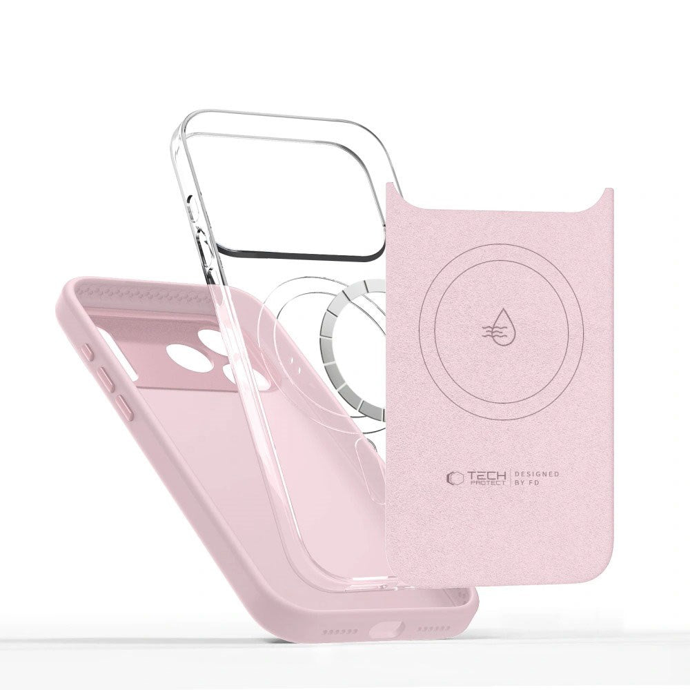 iPhone 17 Pro Max Tech-Protect Uniq Hybrid Skal - MagSafe Kompatibel - Rosa