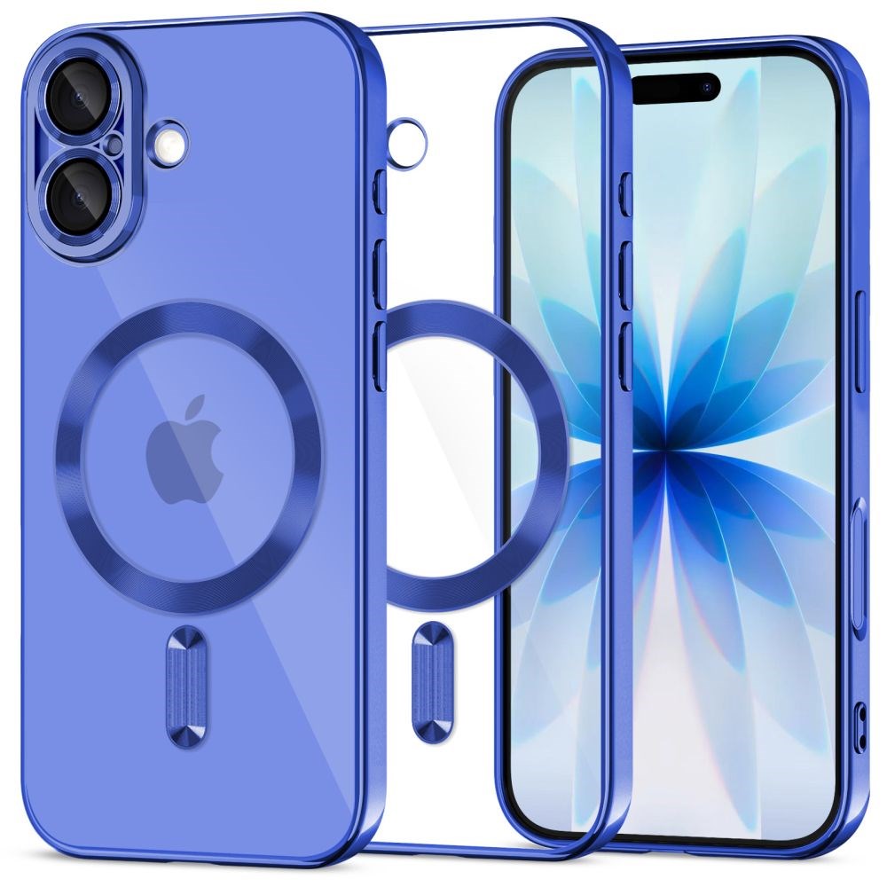 iPhone 17 Tech-Protect MagFlex Skal- MagSafe Kompatibel - Blå / Transparent