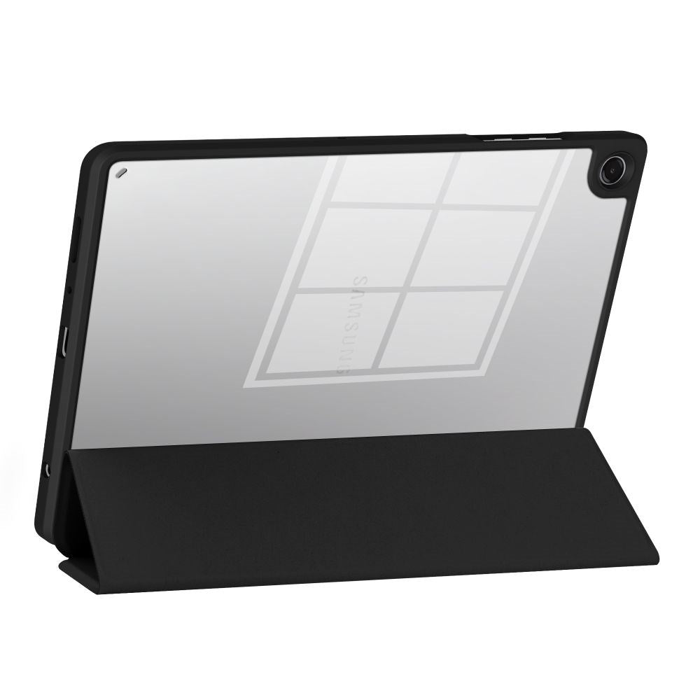Samsung Galaxy Tab A11 / A9 Tech-Protect SC Pen Hybrid Fodral m. Stylus Hållare- Svart / Genomskinlig