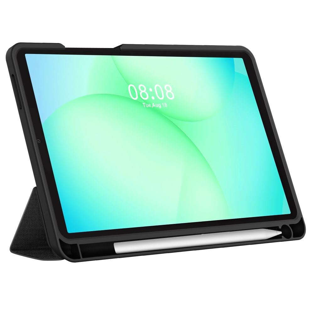 Samsung Galaxy Tab A11 / A9 Tech-Protect SC Pen Canvas Fodral m. Stylus Hållare - Svart