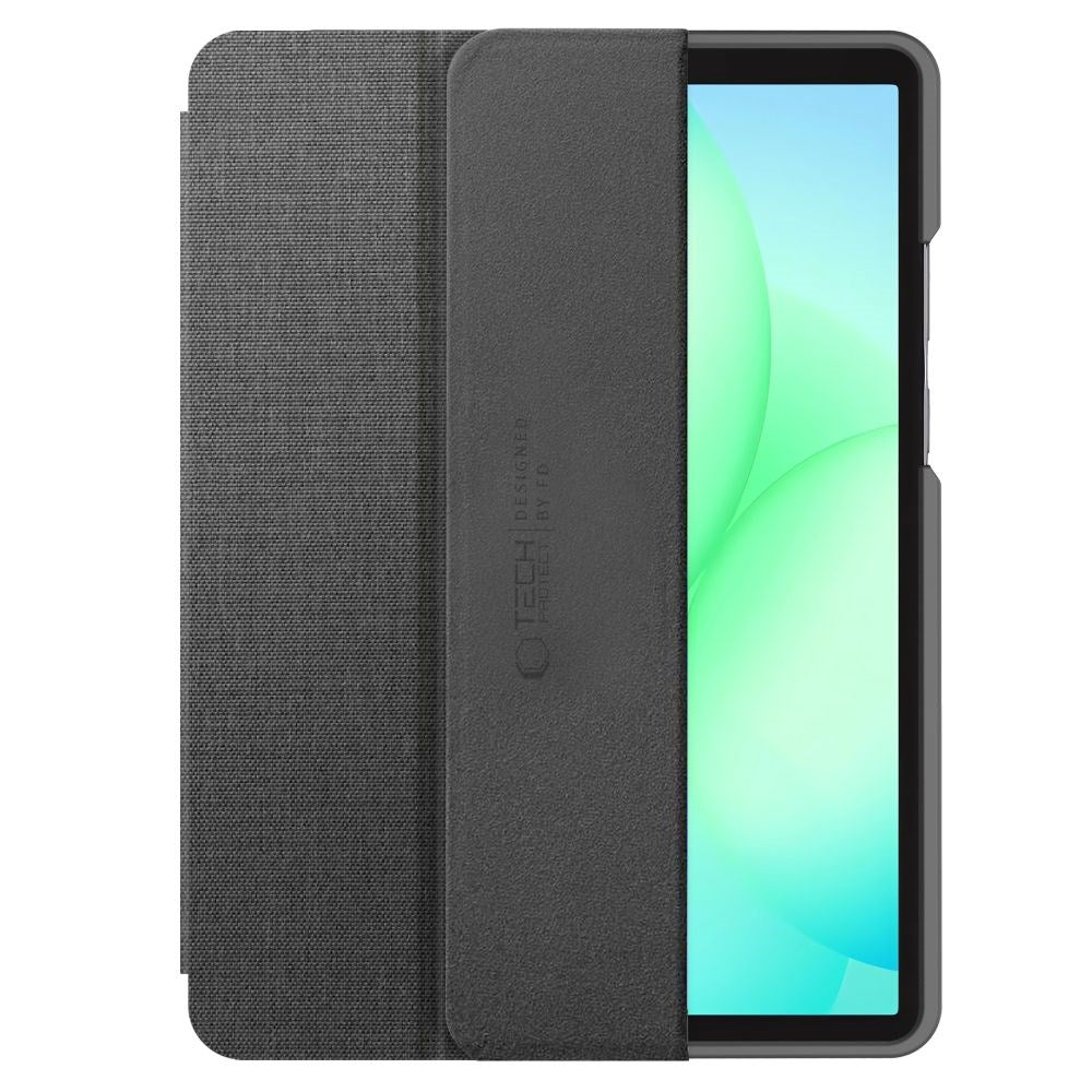 Samsung Galaxy Tab A11 / A9 Tech-Protect SC Pen Canvas Fodral m. Stylus Hållare - Grå