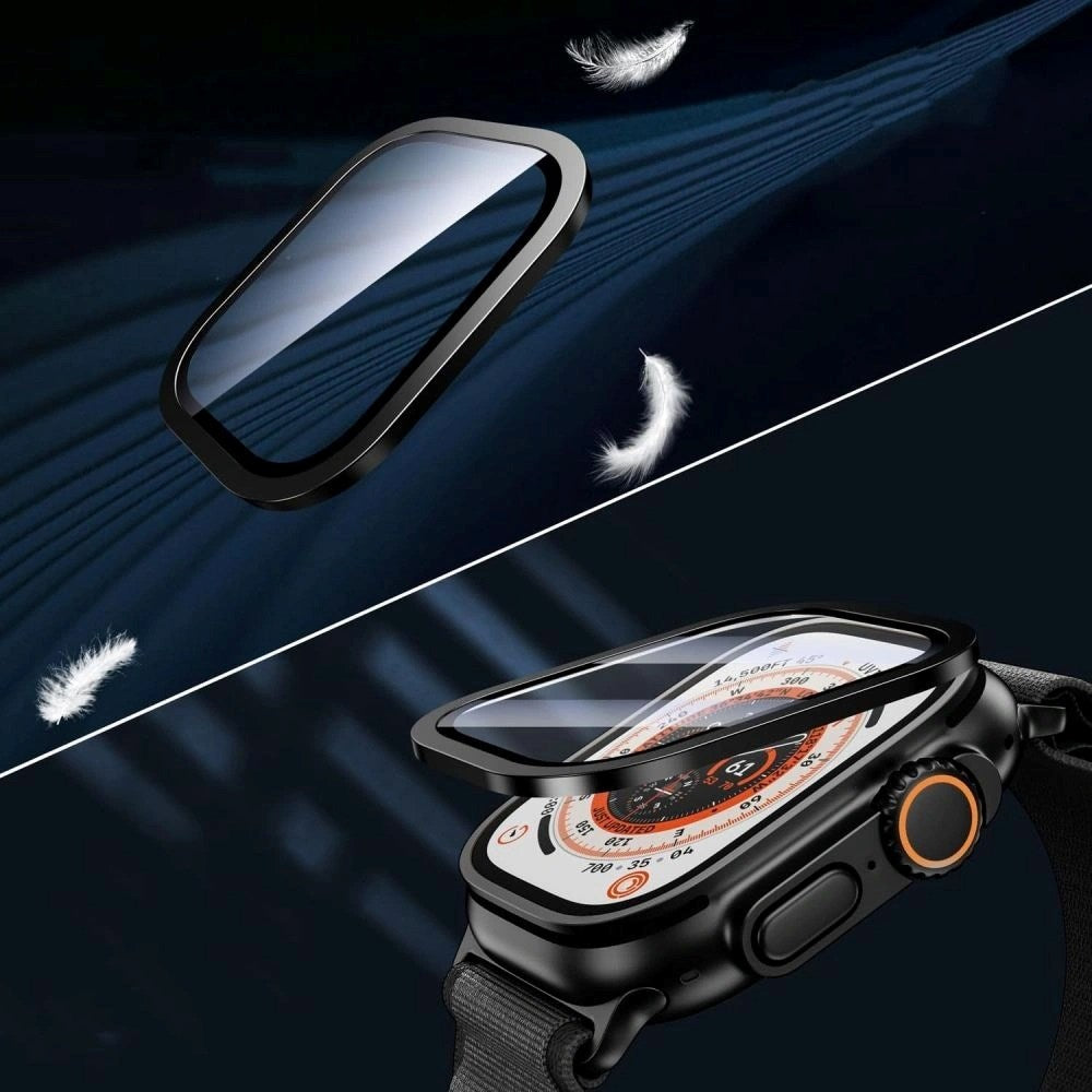 Apple Watch Ultra 3 / 2 / 1 (49 mm) Tech-Protect Skyddsglas - 2 st. - Cosmic Orange