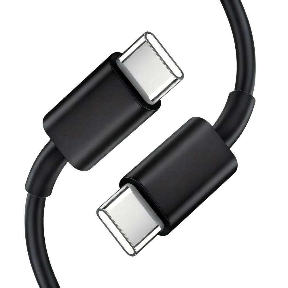 Tech-Protect 45W GaN Väggladdare m. 1 x USB-A / 1 x USB-C / 1 x USB-C till USB-C Kabel – Svart