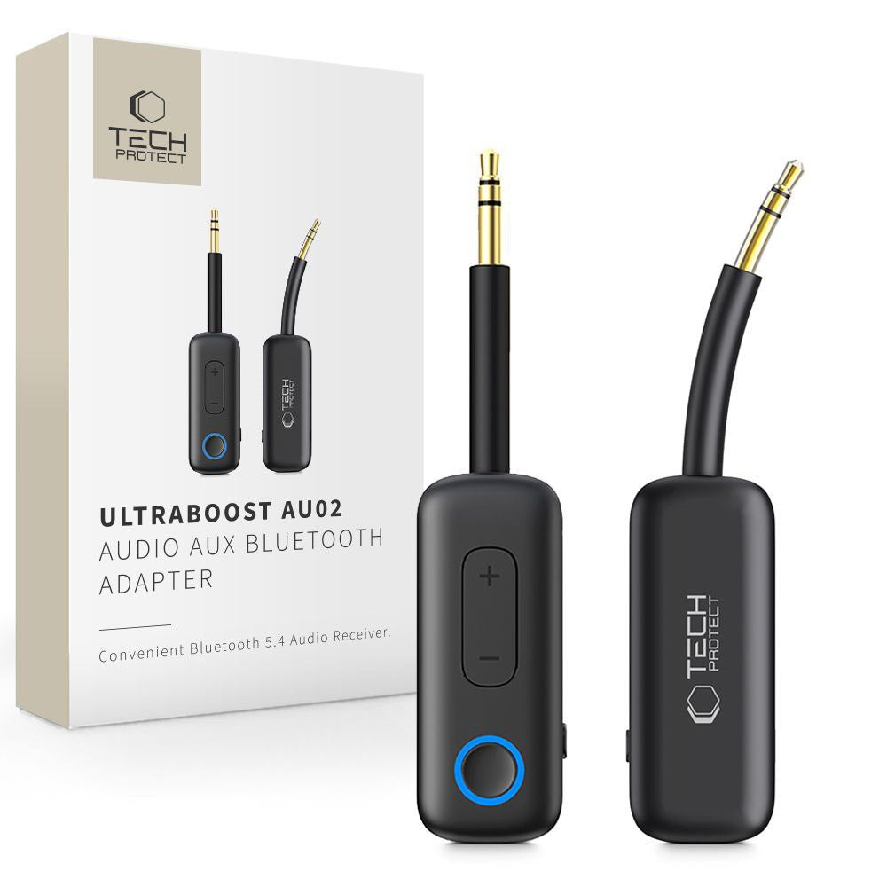 Tech-Protect Ultraboost Bluetooth AUX Ljudadapter - Svart