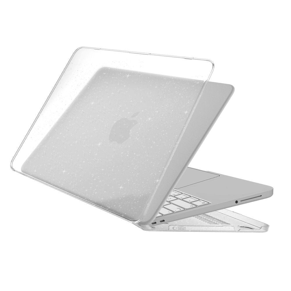 MacBook Neo 13 A18 Pro (2026) Tech-Protect Smartshell Skal - Glitter Clear
