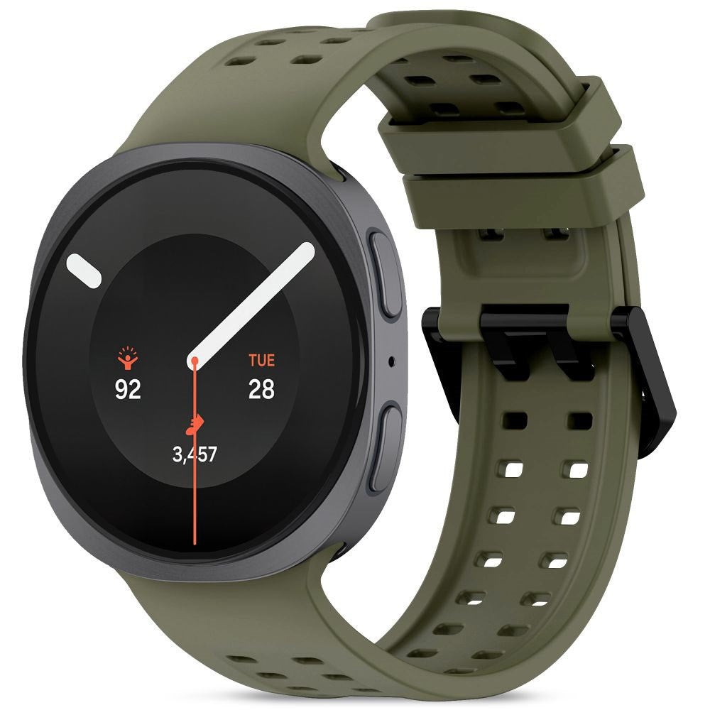 Samsung Galaxy Watch 8 / 9 / Classic (40 / 44 / 46mm) Tech-Protect Silicone Air Klockarmband - Grön