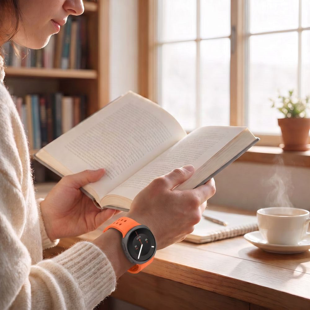Samsung Galaxy Watch 8 / 9 / Classic (40 / 44 / 46mm) Tech-Protect Silicone Air Klockarmband - Orange