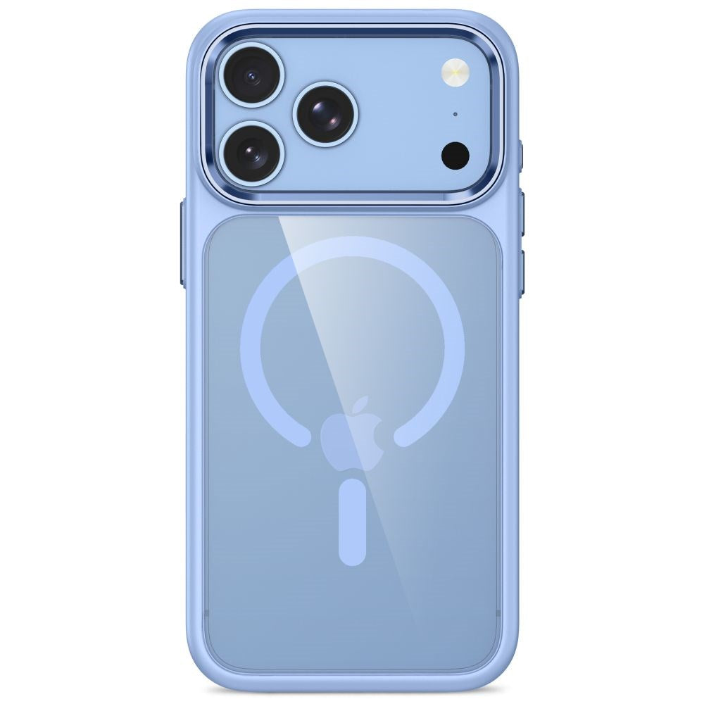 iPhone 18 Pro / 17 Pro Tech-Protect MagMat Skal - MagSafe Kompatibel - Genomskinlig / Ljusblå