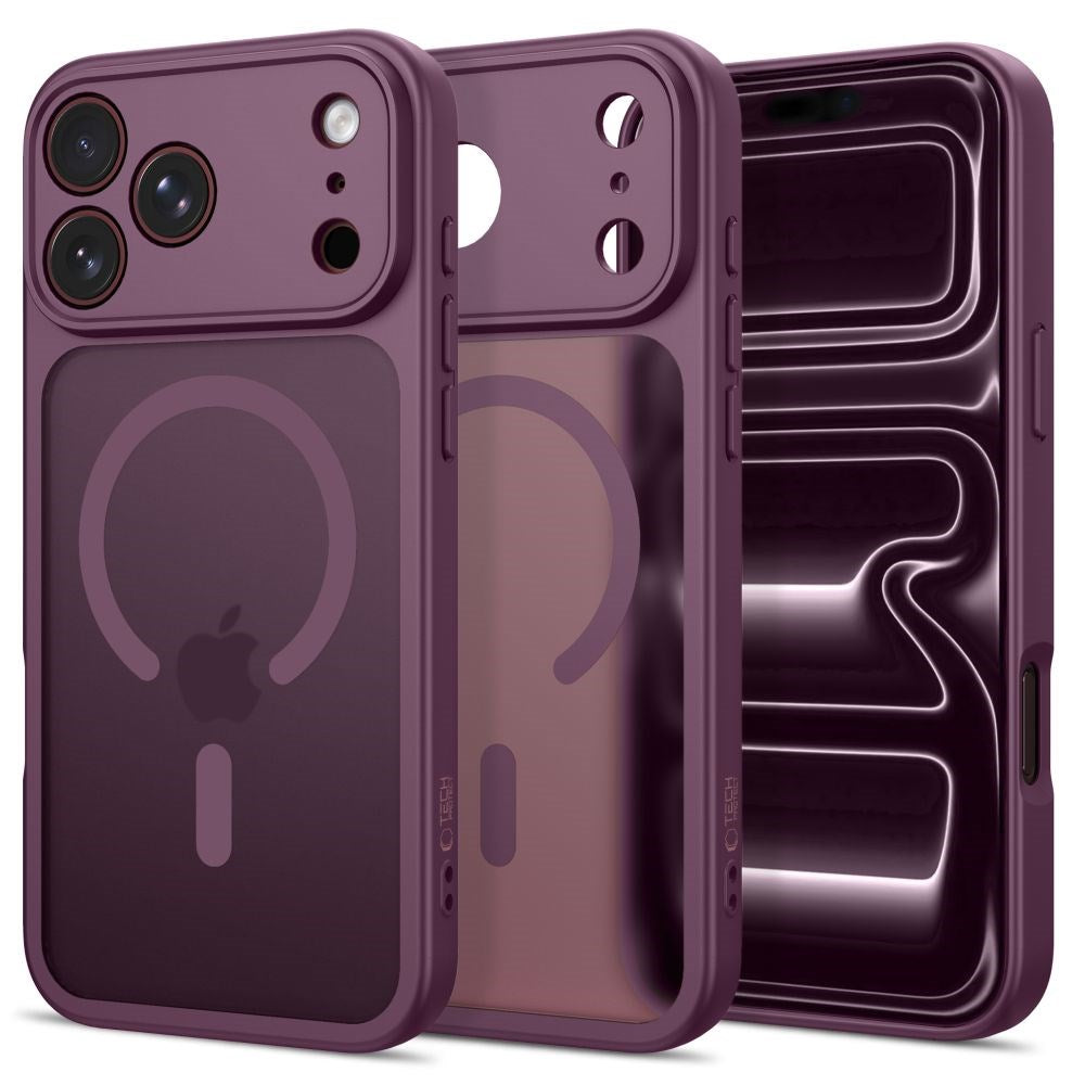 iPhone 17 Pro / 18 Pro Tech-Protect BasicMag Hybrid Skal - MagSafe Kompatibel - Matt Röd