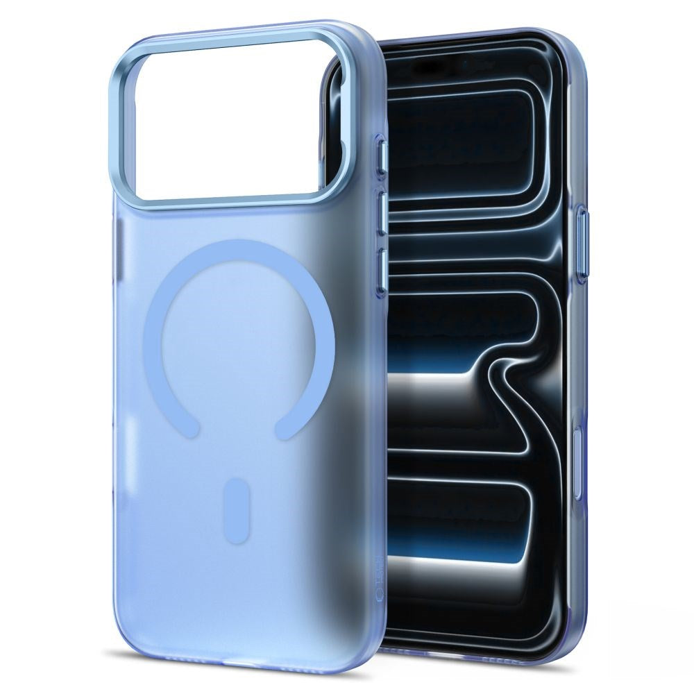 iPhone 18 Pro Max / 17 Pro Max Tech-Protect MagZero Skal - MagSafe Kompatibel - Matte Light Blue