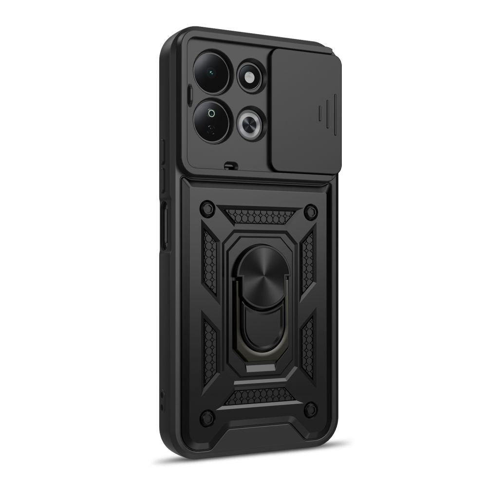 Xiaomi Redmi 17 (5G) / (4G) Tech-Protect Camshield Pro Skal m. Kameraskydd & Stödfunktion - Svart