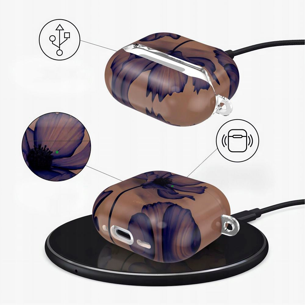 Apple AirPods (4. gen.) Tech-Protect Lamano Skal m. Nyckelring - Velvet Night