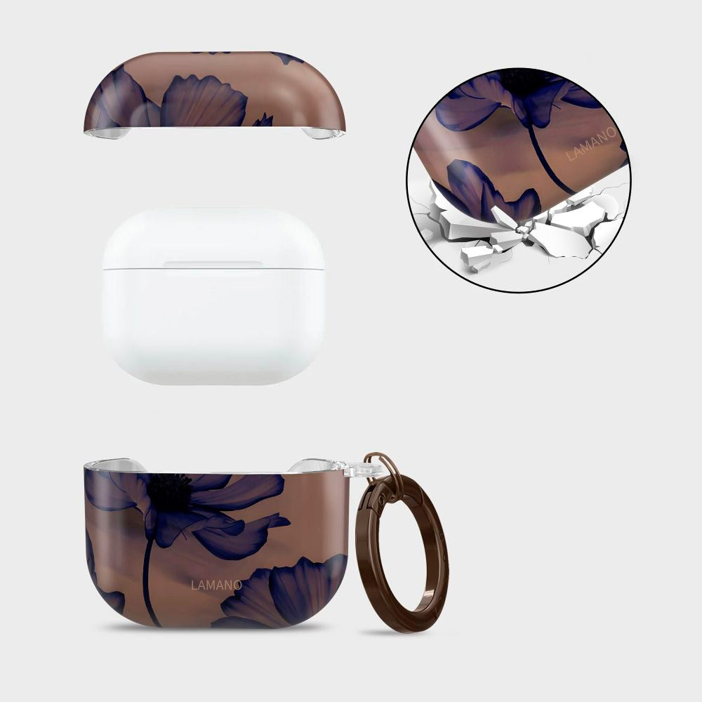 Apple AirPods (4. gen.) Tech-Protect Lamano Skal m. Nyckelring - Velvet Night