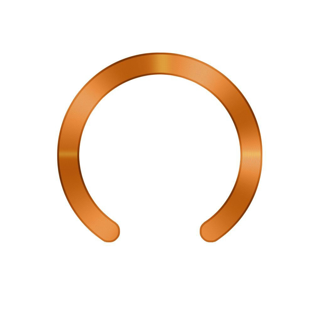 Tech-Protect MagSafe Kompatibel Magnetisk Ring m. Installationsram - 2 st - Orange / Svart