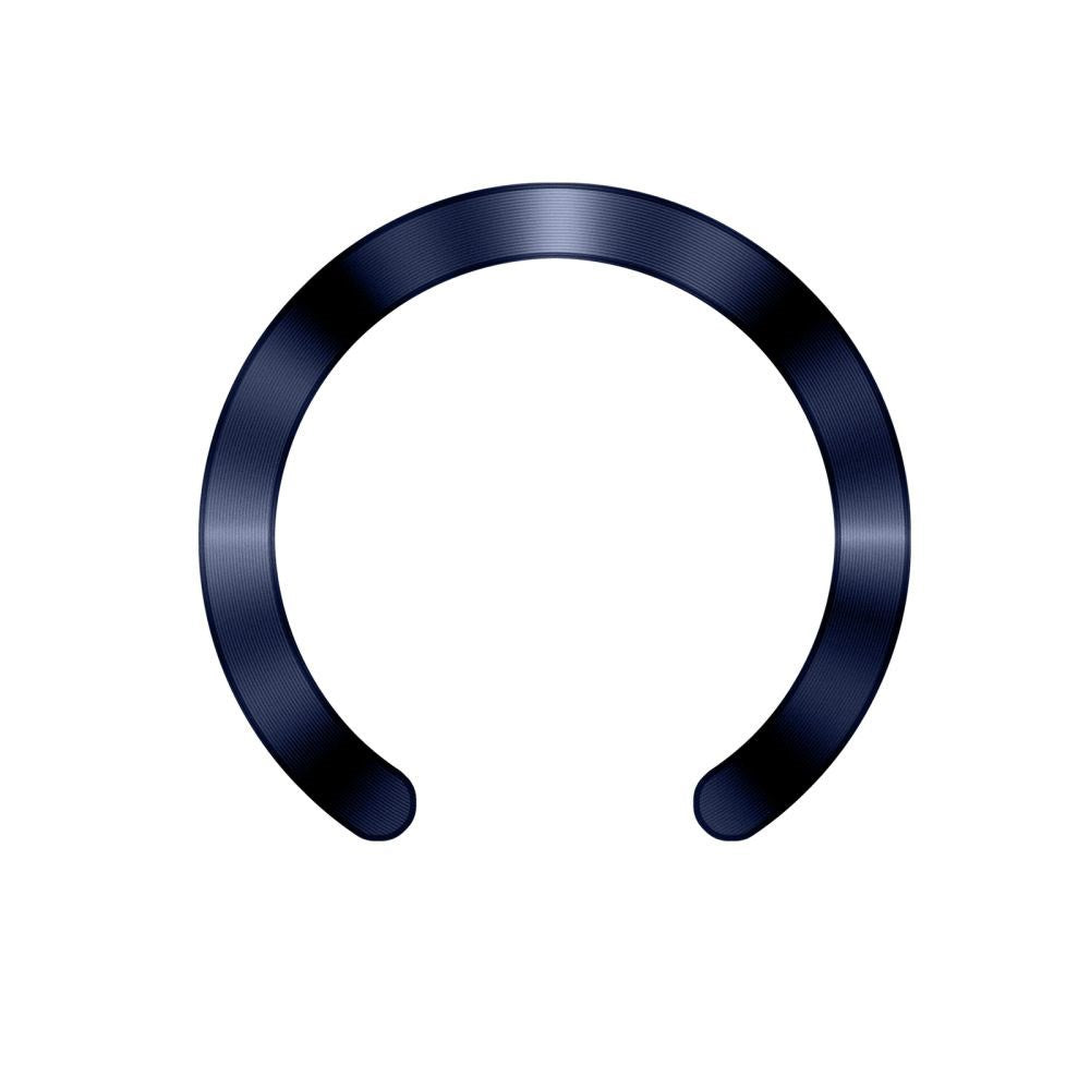 Tech-Protect MagSafe Kompatibel Magnetisk Ring m. Installationsram - 2 st - Silver / Blå