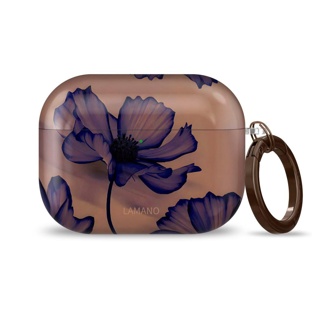 Apple AirPods Pro (1. & 2. gen.) Tech-Protect Lamano Skal m. Nyckelring - Velvet Night