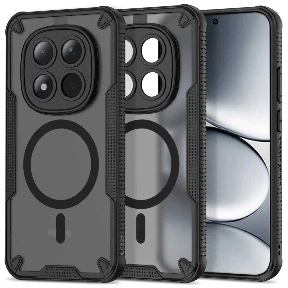 Xiaomi Redmi Note 15 Pro Tech-Protect Rugged Shield Skal - MagSafe Kompatibel - Mattsvart