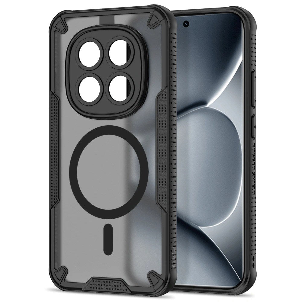 Xiaomi Redmi Note 15 Pro+ (Plus) Tech-Protect Rugged Shield Skal - MagSafe Kompatibel - Mattsvart
