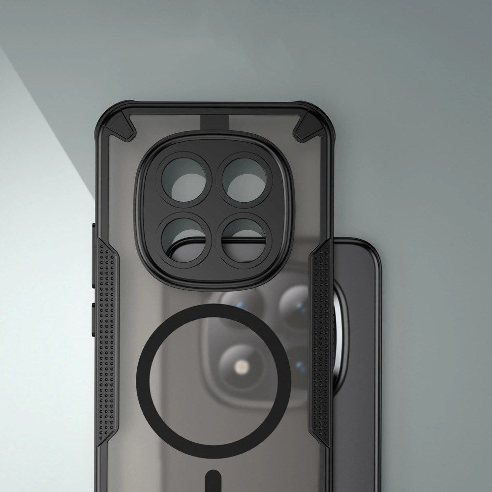 Xiaomi Redmi Note 15 Pro+ (Plus) Tech-Protect Rugged Shield Skal - MagSafe Kompatibel - Mattsvart