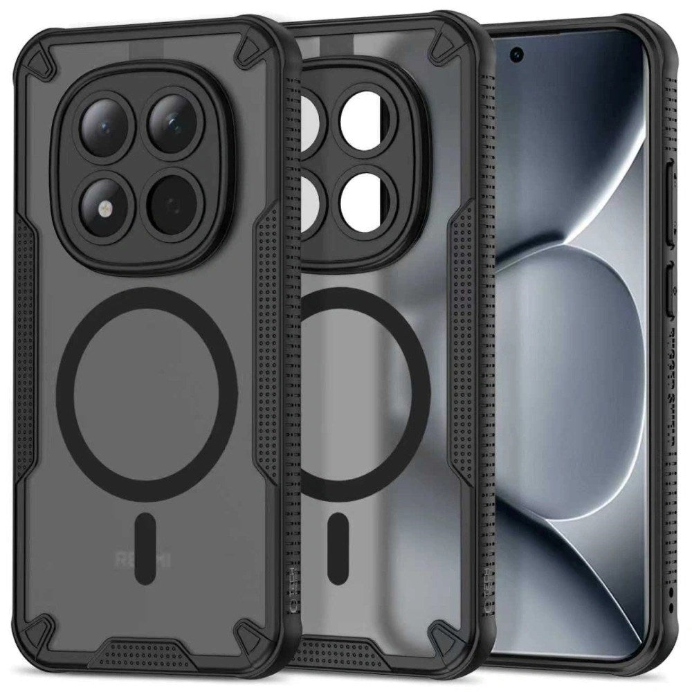 Xiaomi Redmi Note 15 Pro+ (Plus) Tech-Protect Rugged Shield Skal - MagSafe Kompatibel - Mattsvart