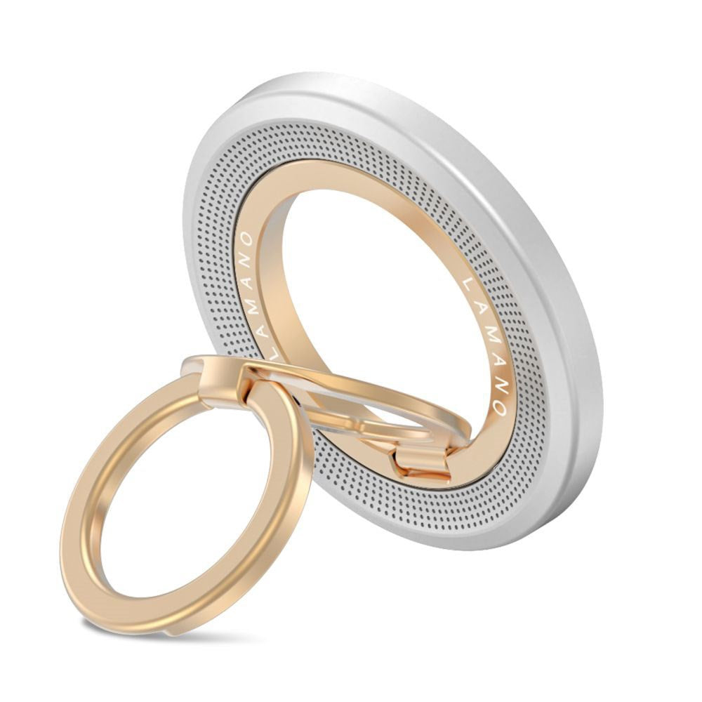 Tech-Protect Lamano Magnetisk Mobil Ring - MagSafe Kompatibel - Silver / Guld