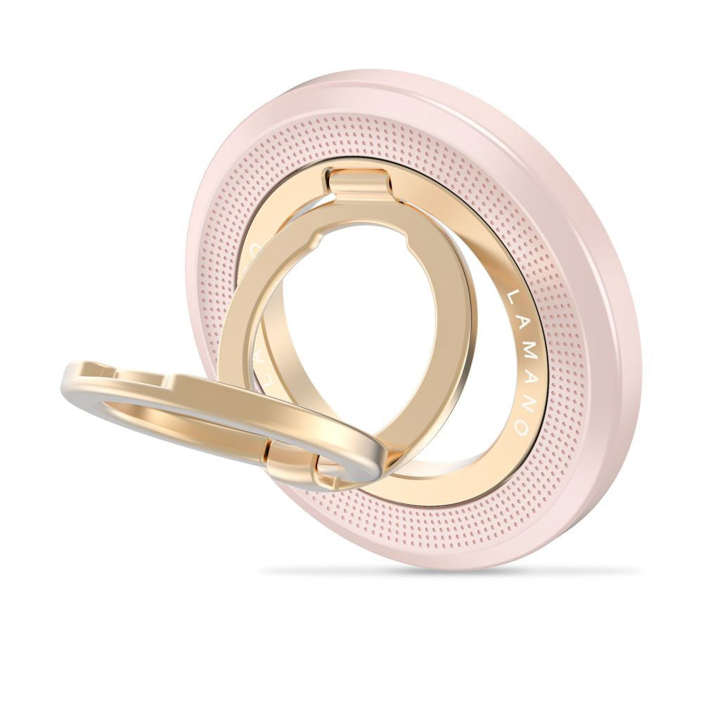 Tech-Protect Lamano Magnetisk Mobil Ring - MagSafe Kompatibel - Rosa / Guld