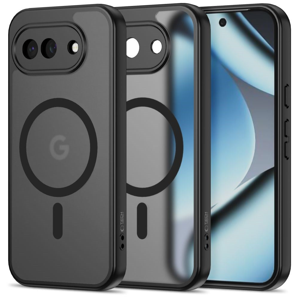 Google Pixel 10a Tech-Protect MagMat Hybrid Skal - MagSafe Kompatibel - Svart