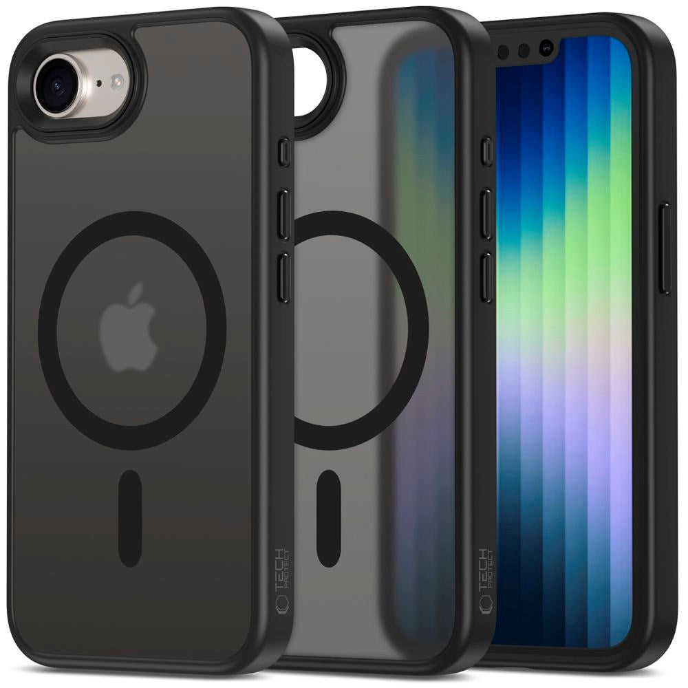 iPhone 16e Tech-Protect Magmat Skal - MagSafe Kompatibel - Matt Svart