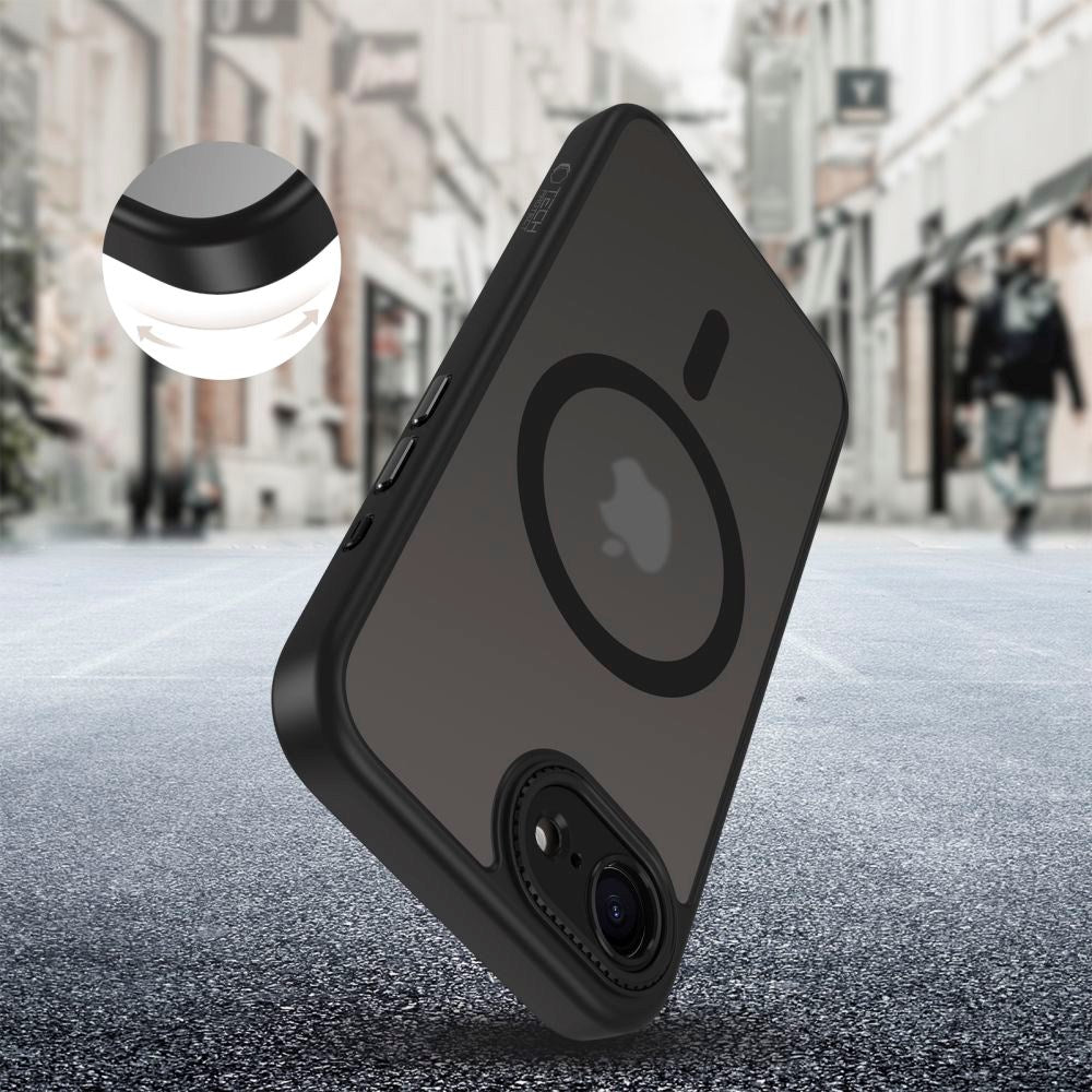 iPhone 16e Tech-Protect MagCam Skal - MagSafe Kompatibelt - Matt Svart